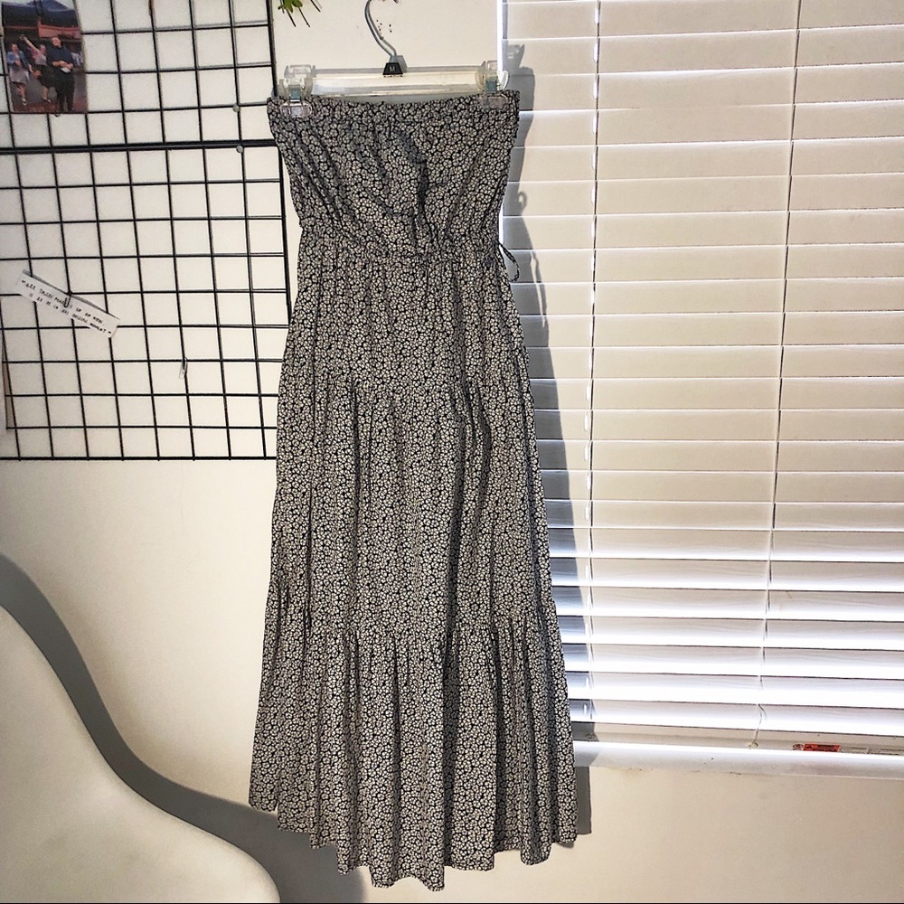 Sleeveless Tiered | Floral Maxi Dress